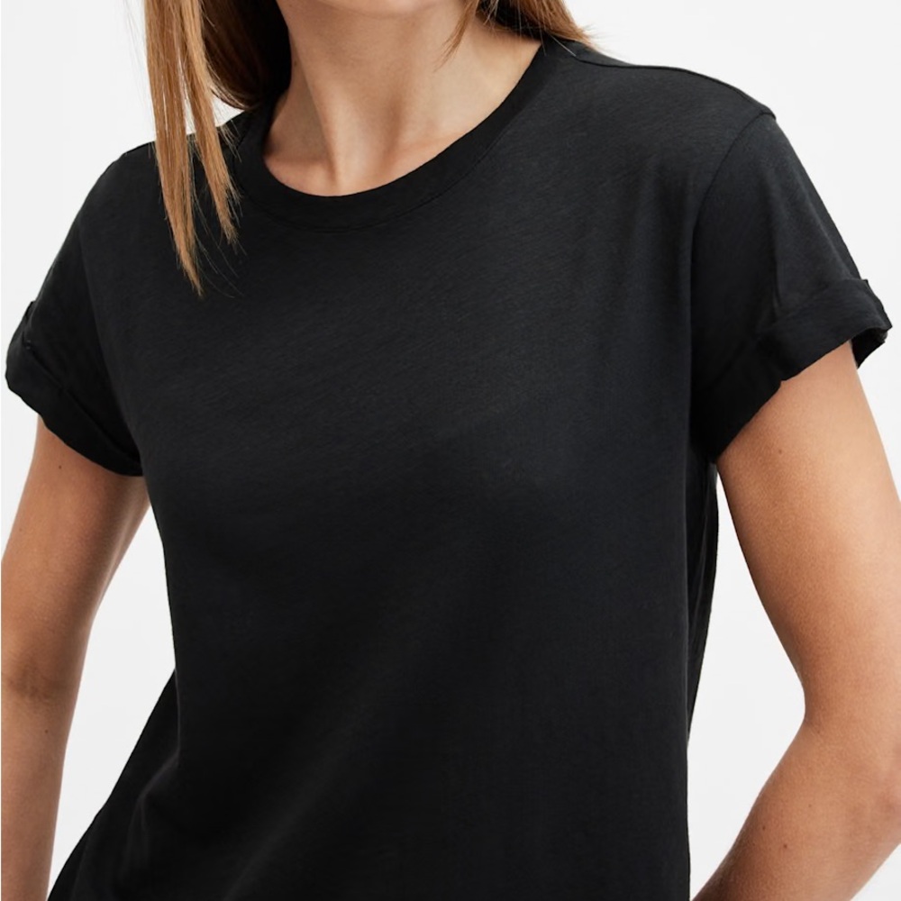 AllSaints Charcoal “Anna” Short Sleeve Tee - Medium - Picture 5 of 7